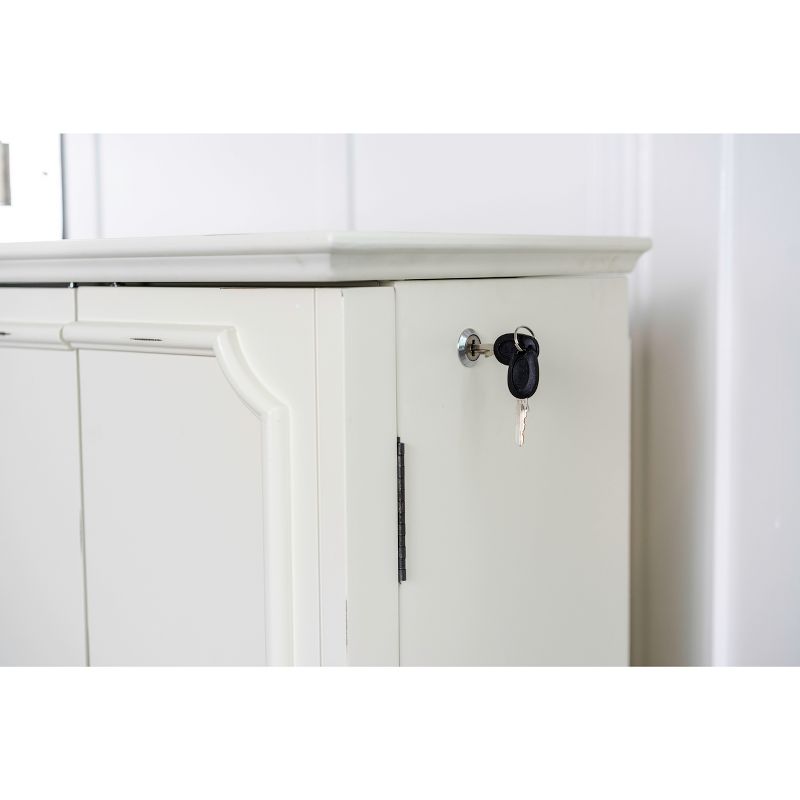 Cabby Standing Jewelry Armoire White - Hives & Honey