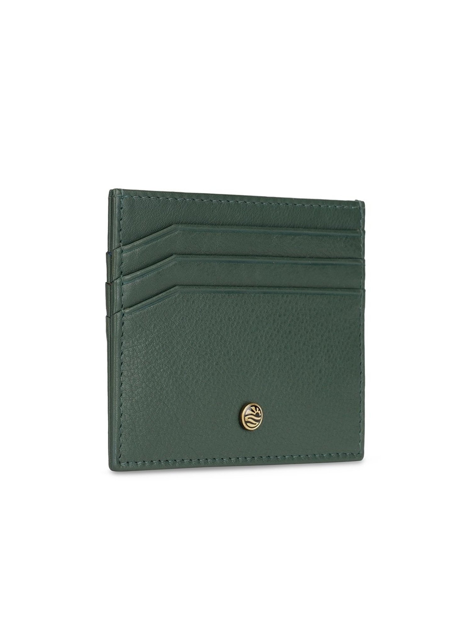 PERQUISITE CENTURION Green Solid Card Holder