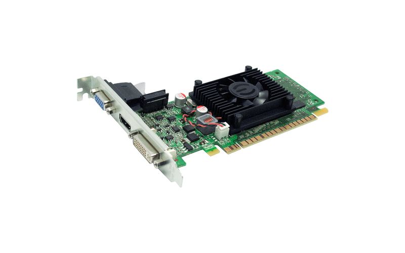 EVGA 01G-P3-1312-LR GeForce 210 Graphic Card - 1 GB DDR3 SDRAM - 2560 x 1600 Maximum Resolution - 520 MHz Core - 64 bit Bus Width - HDMI - VGA - DVI