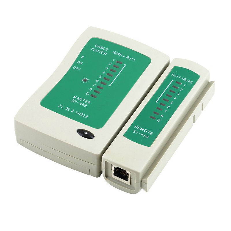Telephone RJ11 RJ12 RJ45 CAT5 UTP Network USB Lan Cable Remote Tester - LED Indicate - For PC