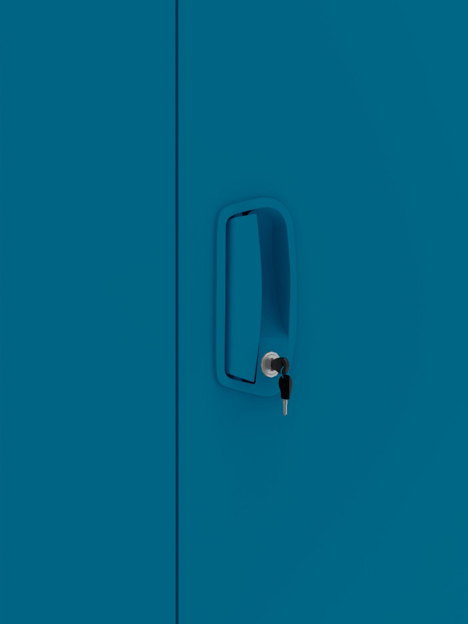 Godrej Interio Aceline 2-Door Steel Almirah, Teal (1-Year Warranty, 1 Locker)