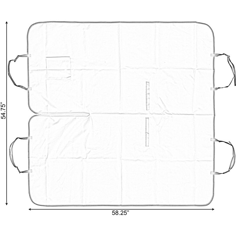 Pet Car Backseat Protector Waterproof Seat Cover Liner Slip Resistant Scratch-proof Hammock