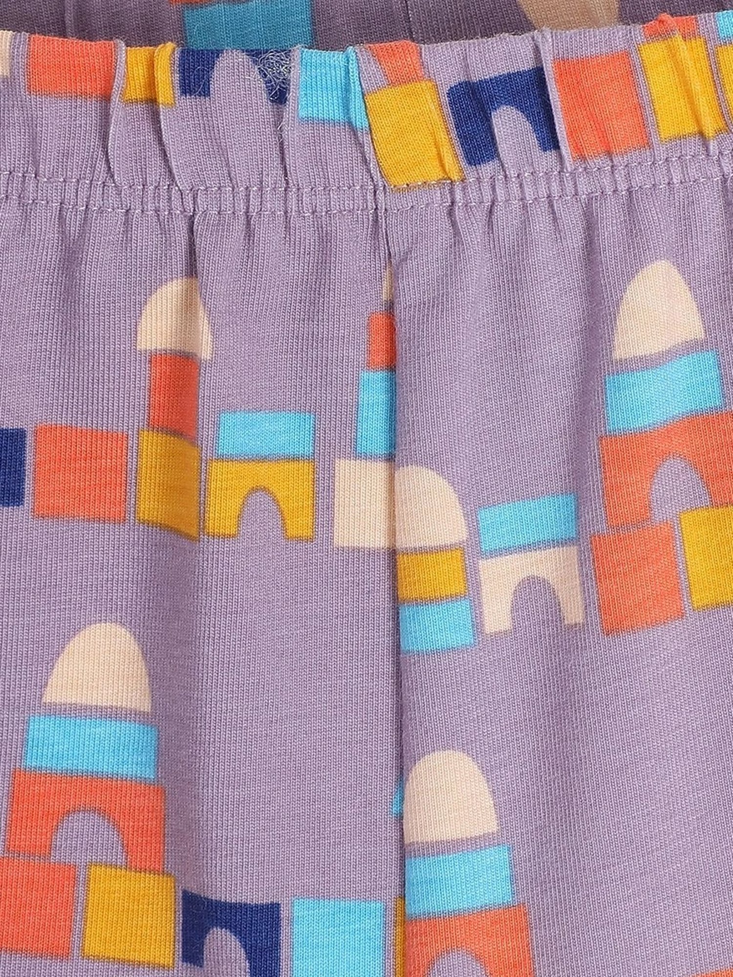 MINIKLUB Girls Multicolor Cotton Printed Full Sleeves Legging