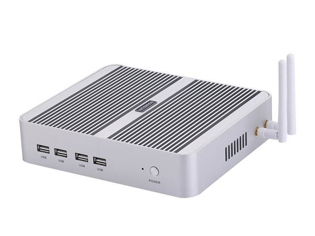 HUNSN Fanless Mini PC, Intel Core I3 8145U, Desktop Computer, HTPC, Kodi Box, Windows 10 Pro/Linux Ubuntu, BM07, AC WiFi/BT4.0/VGA/HDMI/4USB3.0/4USB2.0/LAN, (8G RAM/128G SSD)