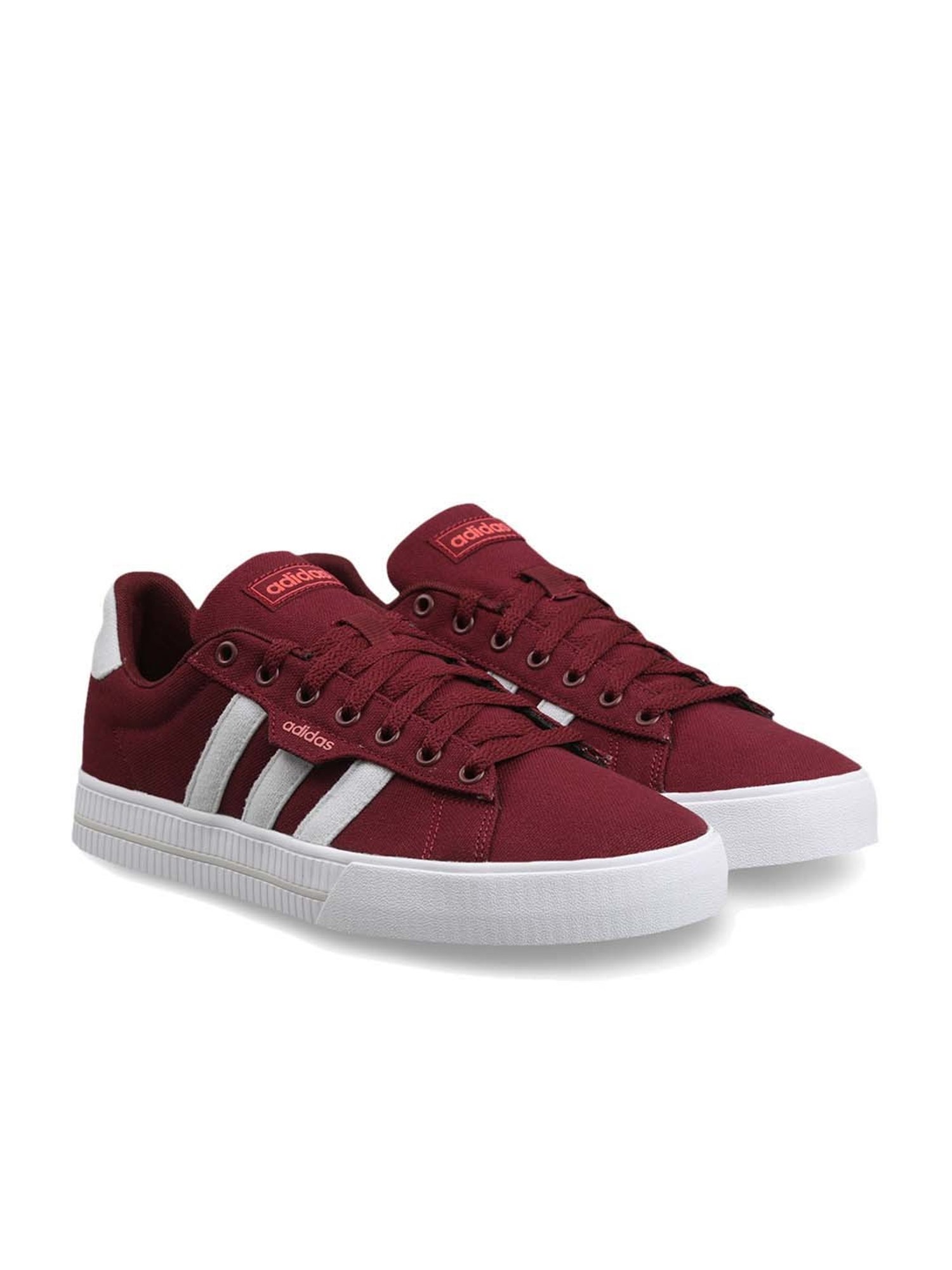 Adidas Men's DAILY 3.0 Red Skateboarding Shoes