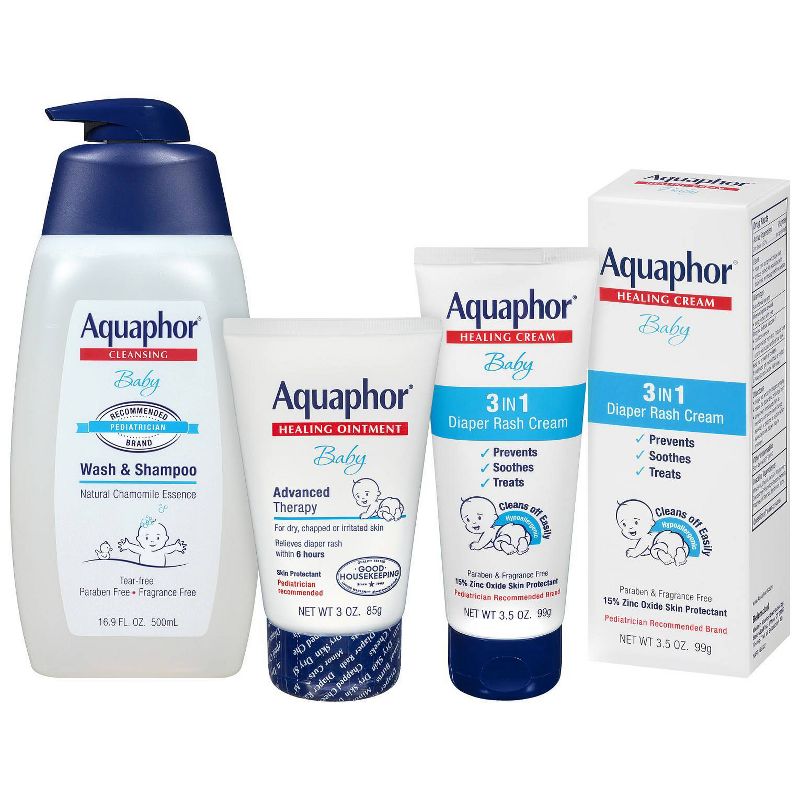 Aquaphor Baby Everyday Skincare Essentials - 4pc Gift Set