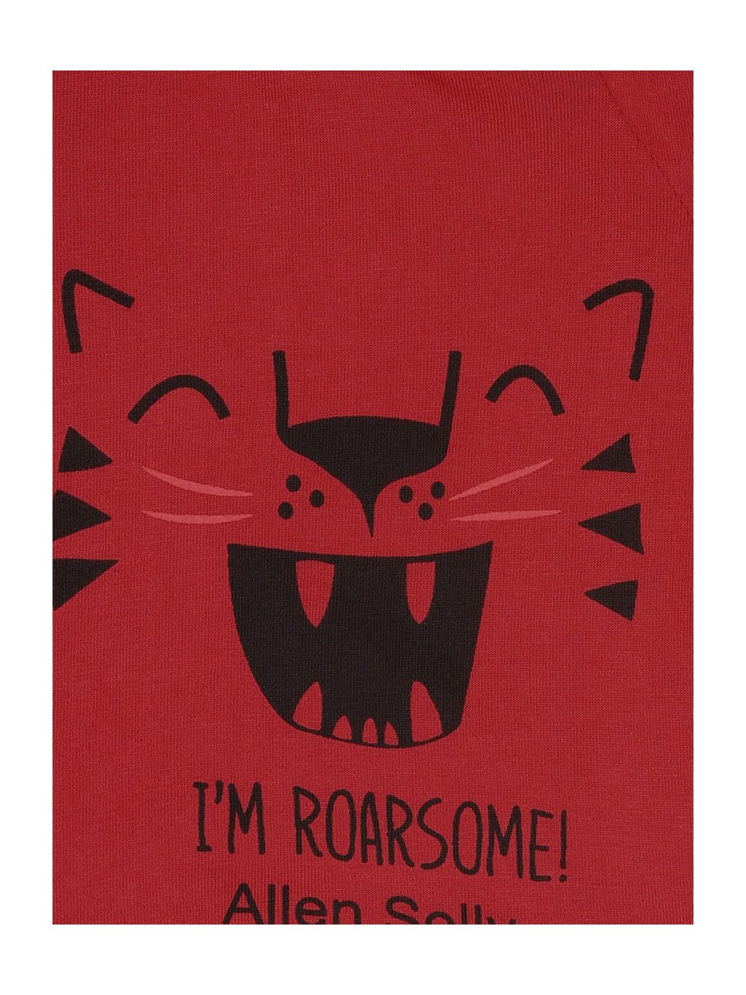 Allen Solly Junior Red Graphic Print T-Shirt