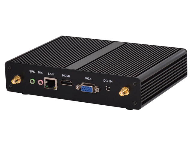 HUNSN Fanless Mini PC, Intel Celeron 3205U/3215U/3755U/3558U, Desktop Computer, HTPC, Kodi Box, Windows 10 Pro/Linux Ubuntu, BM05, AC WiFi2.4+5Ghz/BT/VGA/HDMI/LAN/4USB3.0/2USB2.0, (8G RAM/128G SSD)