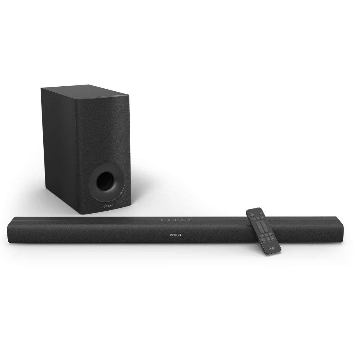 Denon DHT-S316 Slim Home Theater Sound Bar with Wireless Subwoofer - Black