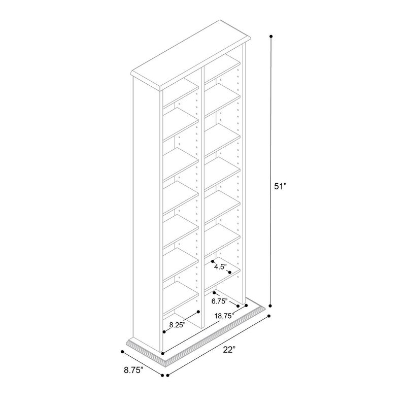 Media Center Wood - Prepac