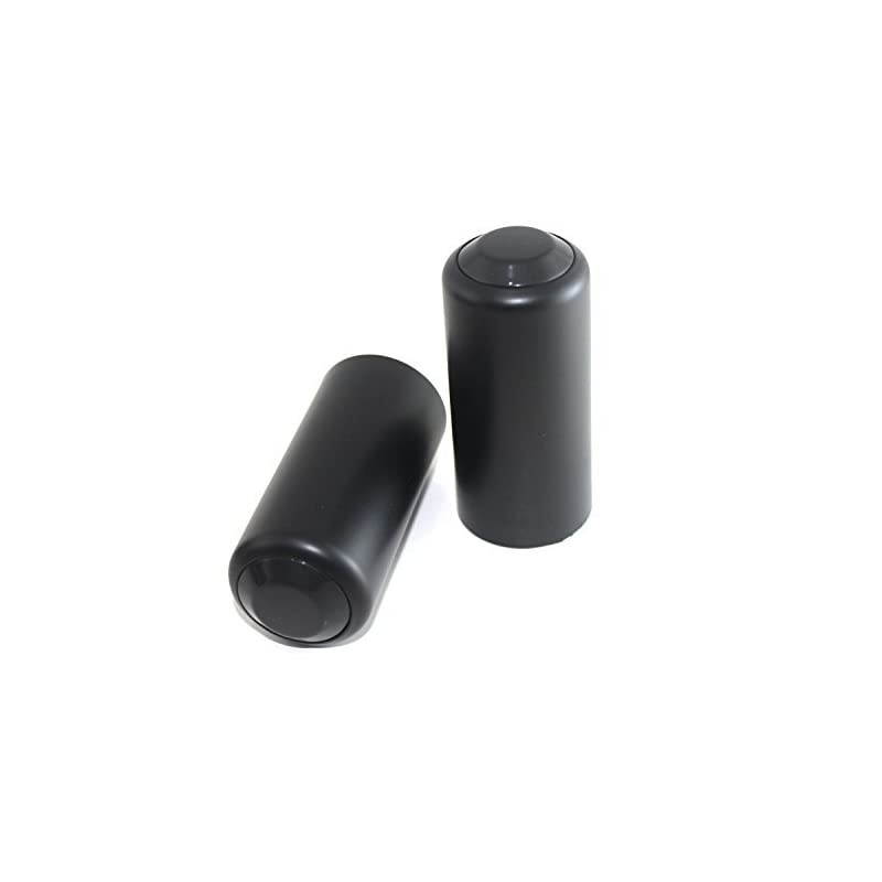 2pcs Black Wireless Mic Screw on Capcovercup for Wireless Microphone System Handheld Mics