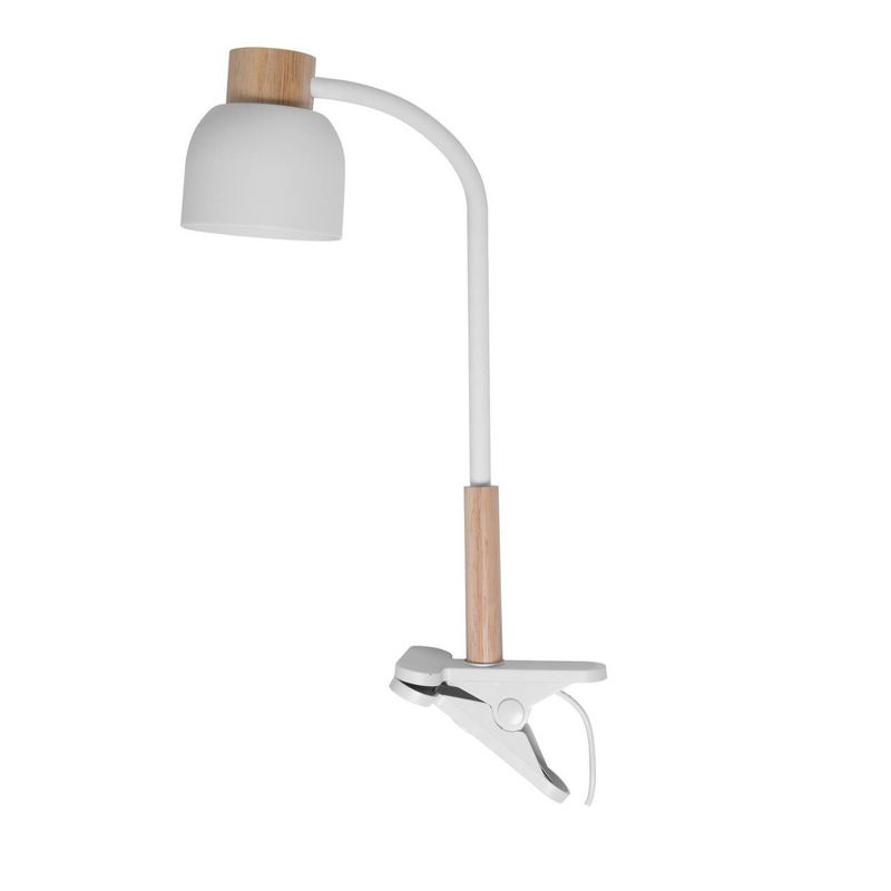 Wood Trim Easy Clamp Desk Lamp (Includes LED Light Bulb) - Merkury Innovations