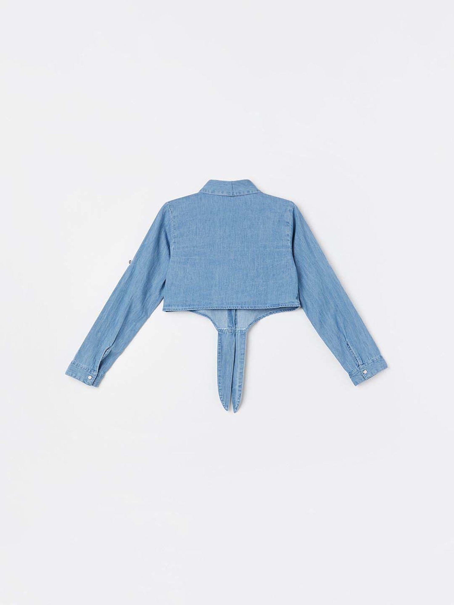 Fame Forever by Lifestyle Girls Blue & Red Cotton Solid Full Sleeves Dress