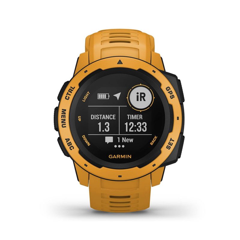 Garmin Instinct Rugged GPS Watch - Mustard