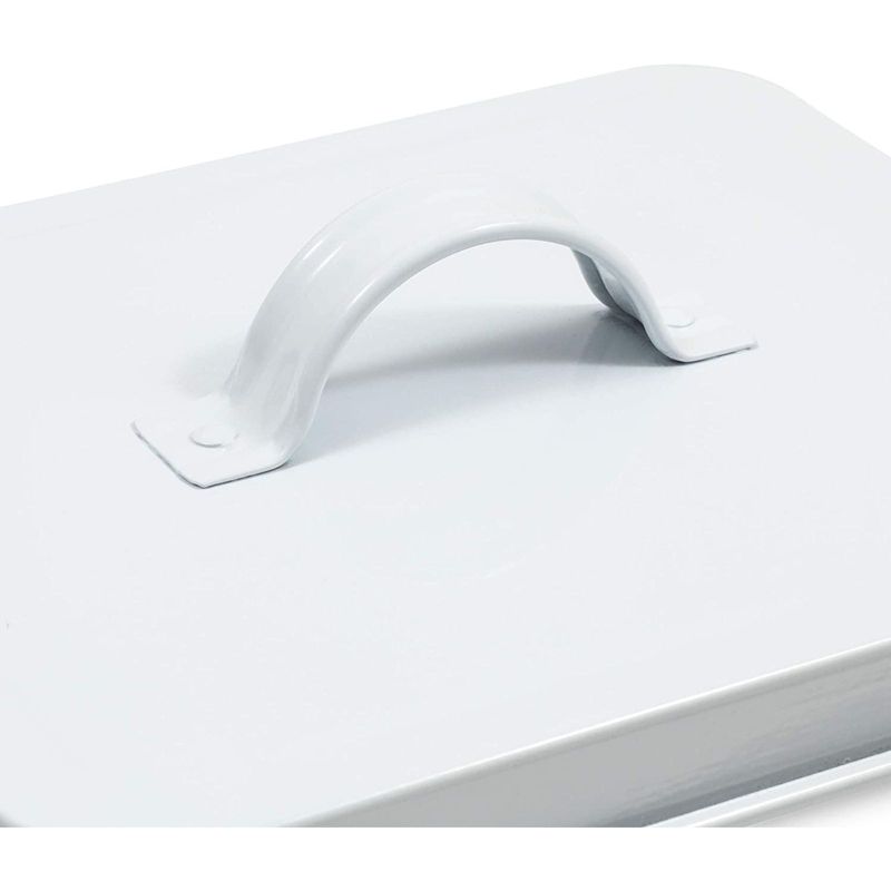 Sterilite 19434303 120 Quart Clear Plastic Storage Container Box and Lid with Blue Latches and Wheels (3 Pack)