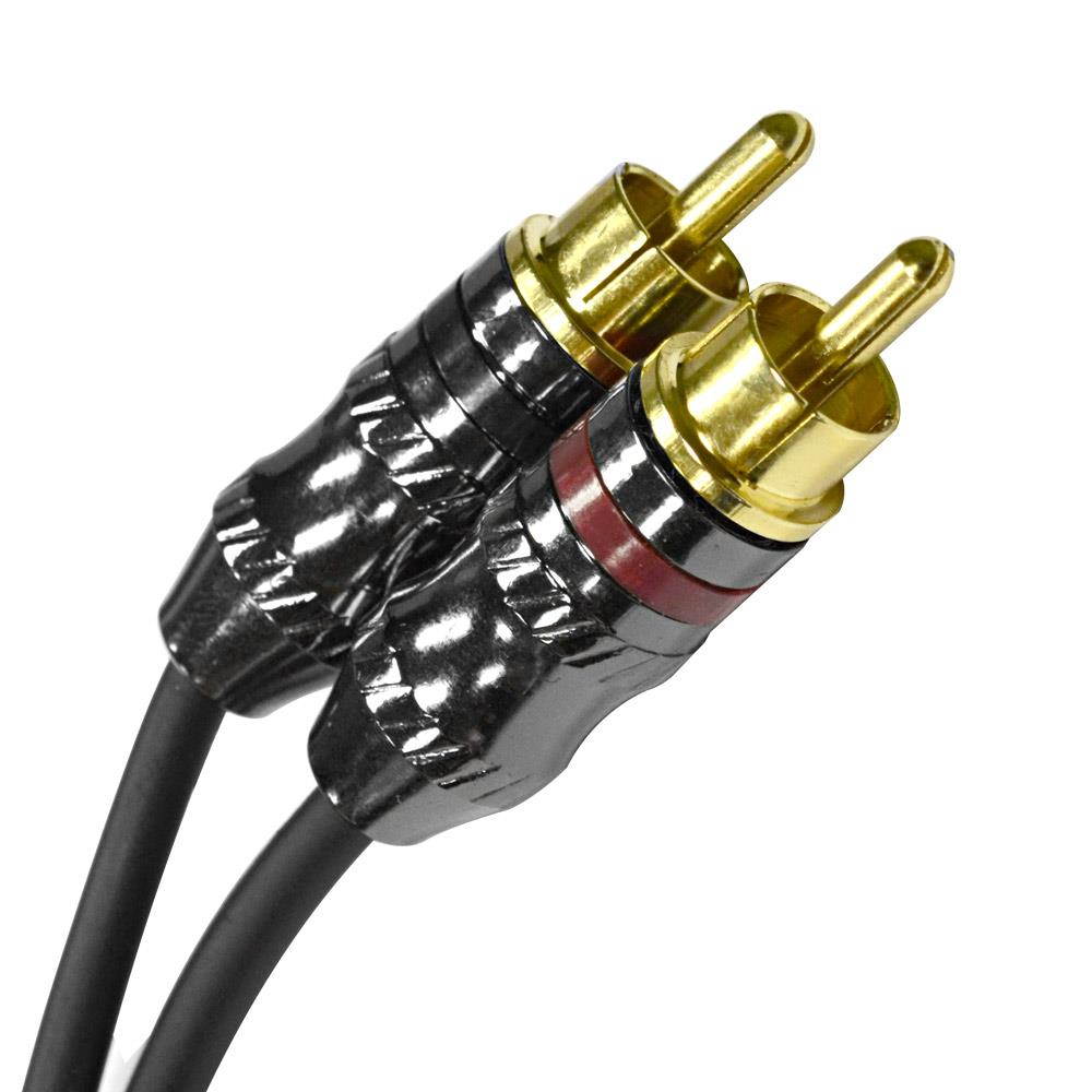 Seismic Audio - SA-Y6 - 6 Inch Splitter Patch Y Cable - 1 XLR Male to 2 RCA Male