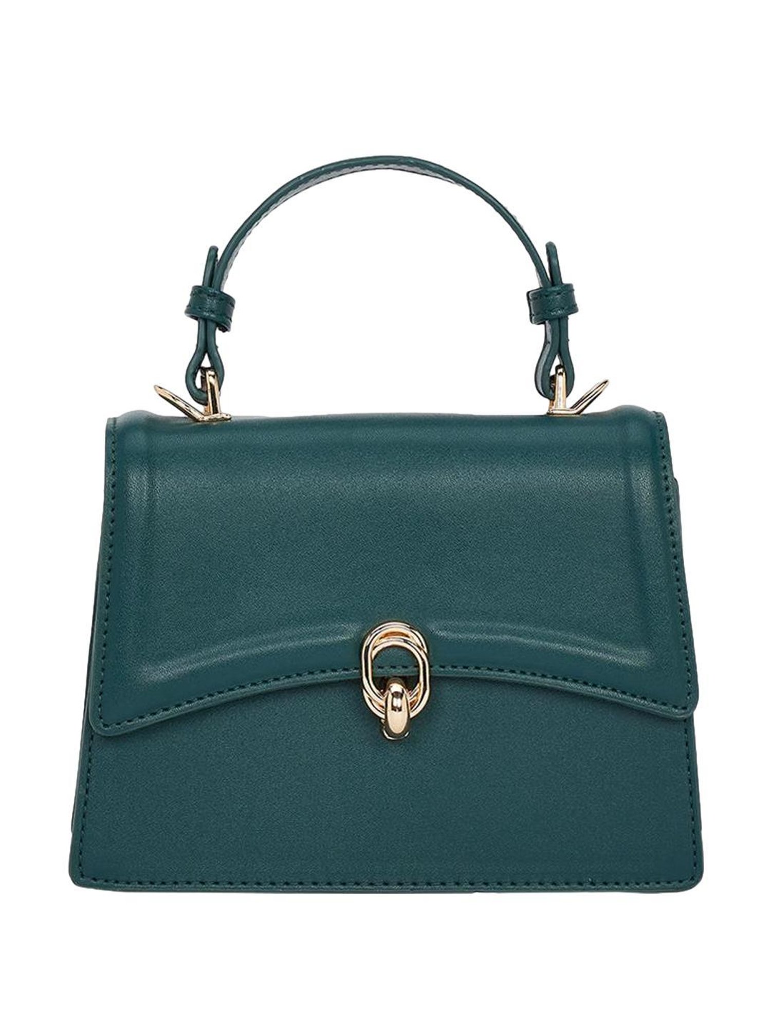 Favore Tan Solid Medium Satchels