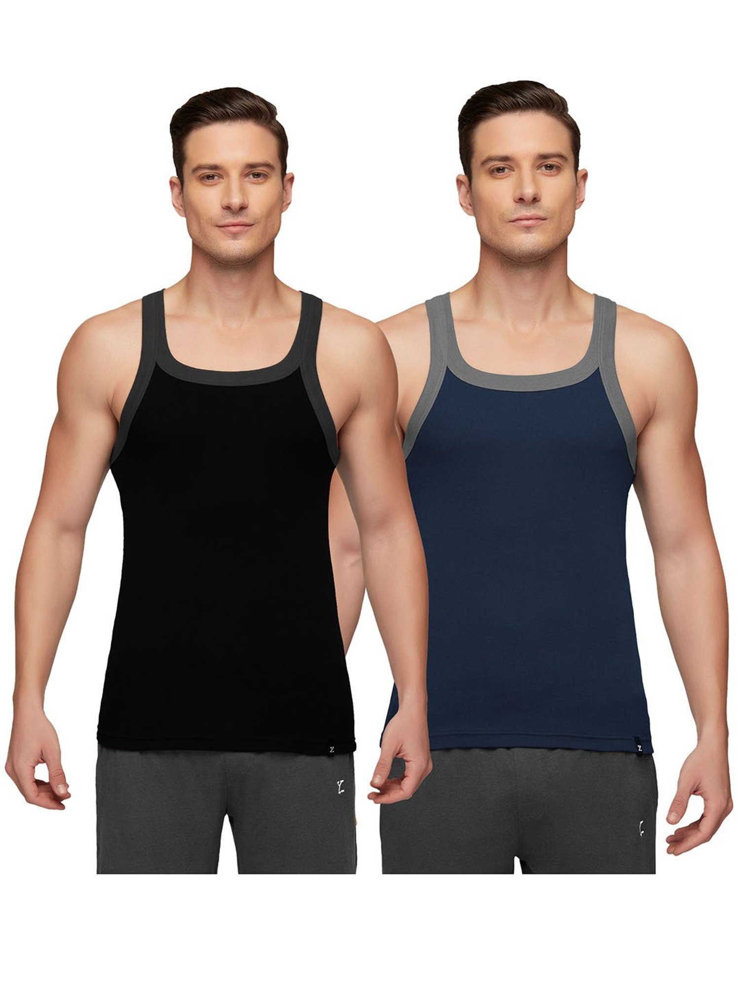 Bodycare Anthra Melange Regular Fit Thermal Top