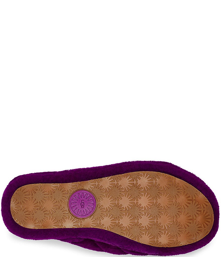 UGG&reg; Logo Fluff Yeah Fur Slides