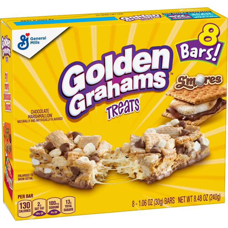 Golden Grahams S'mores Chocolate Marshmallow Bars - 8ct