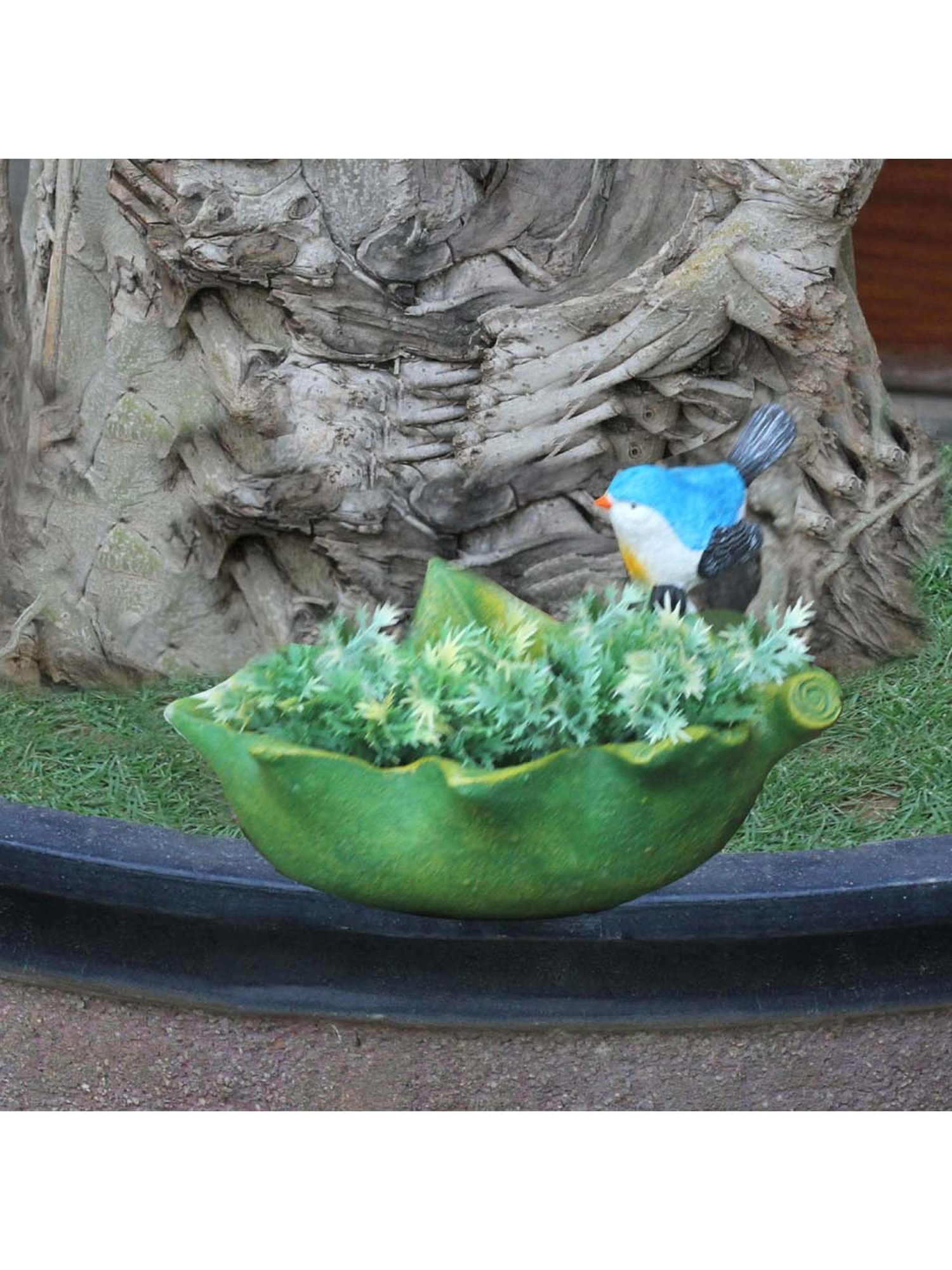 Aapno Rajasthan Green Ceramic Planter - Set of 1