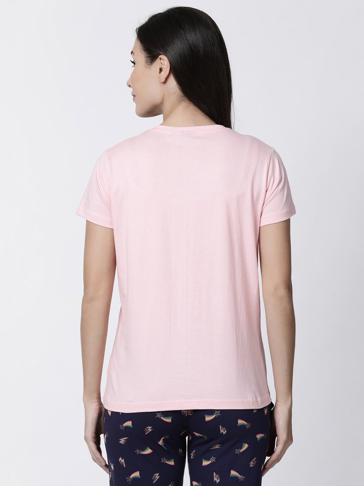 Kryptic Pink Printed Cotton T-Shirt - Pack of 2