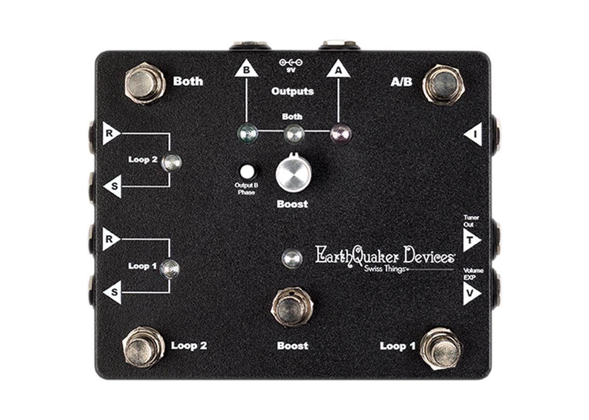 earthquaker devices swiss things guitar effects pedalboard reconciler