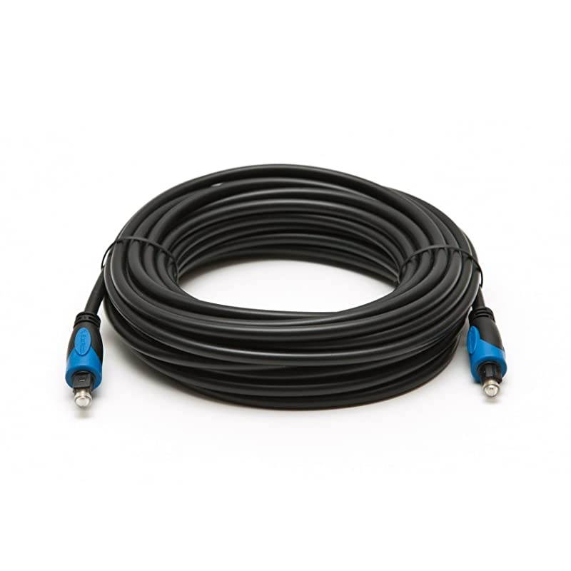 Audio Cable 10ft Toslink Cable with 90 Degree Adapter Nylon Braided 24K GoldPlated Flexible and Durable Fiber Optic Cord for Home TheaterSound barTVPS4Xbox Blue 3m90&deg; Connector