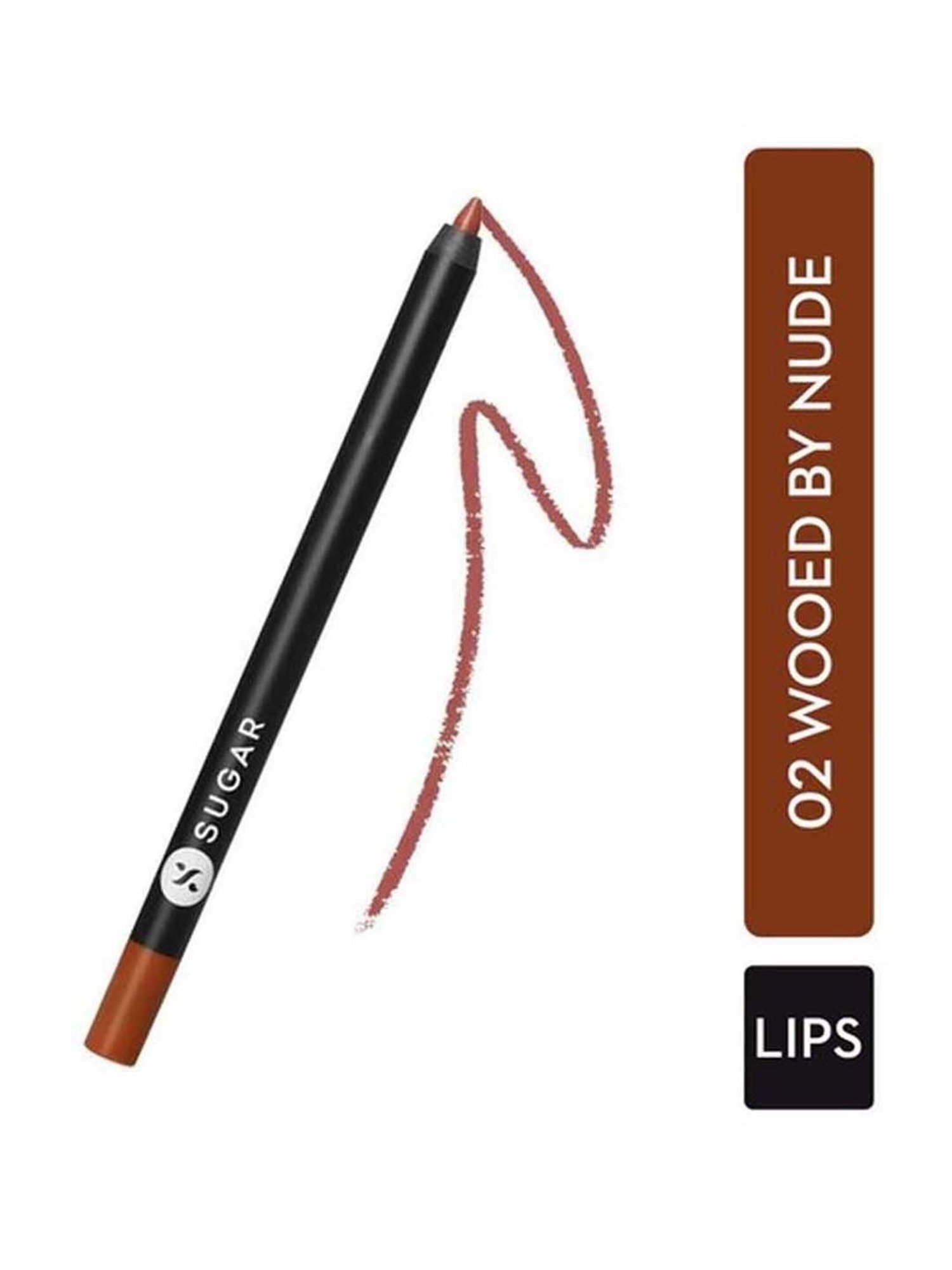 Sugar Cosmetics Lipping On The Edge Lip Liner 02 Wooed By Nude - 1.2 gm