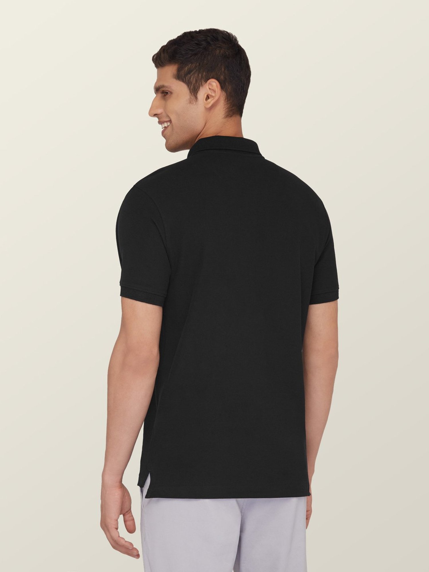 XYXX Black Polo T-Shirt