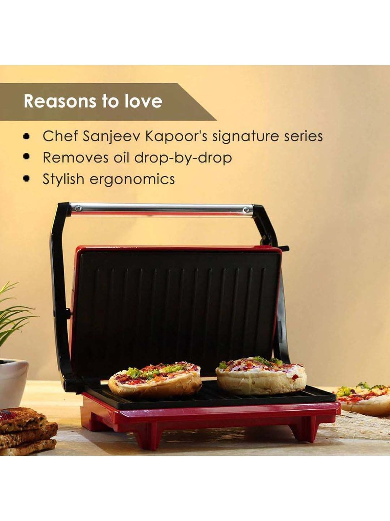 Wonderchef Crimson Edge Tandoor Mini with Thermostat Control & LED Indicator (700W, Red)