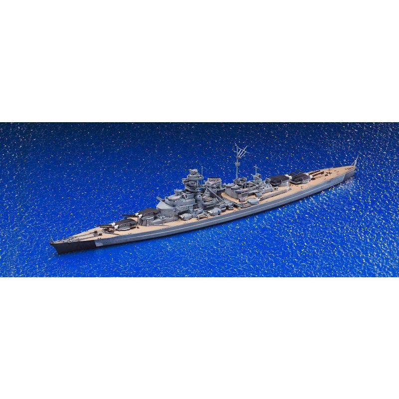Aoshima German Battleship Bismarck Water Line 1/700 Scale Plastic Model Kit