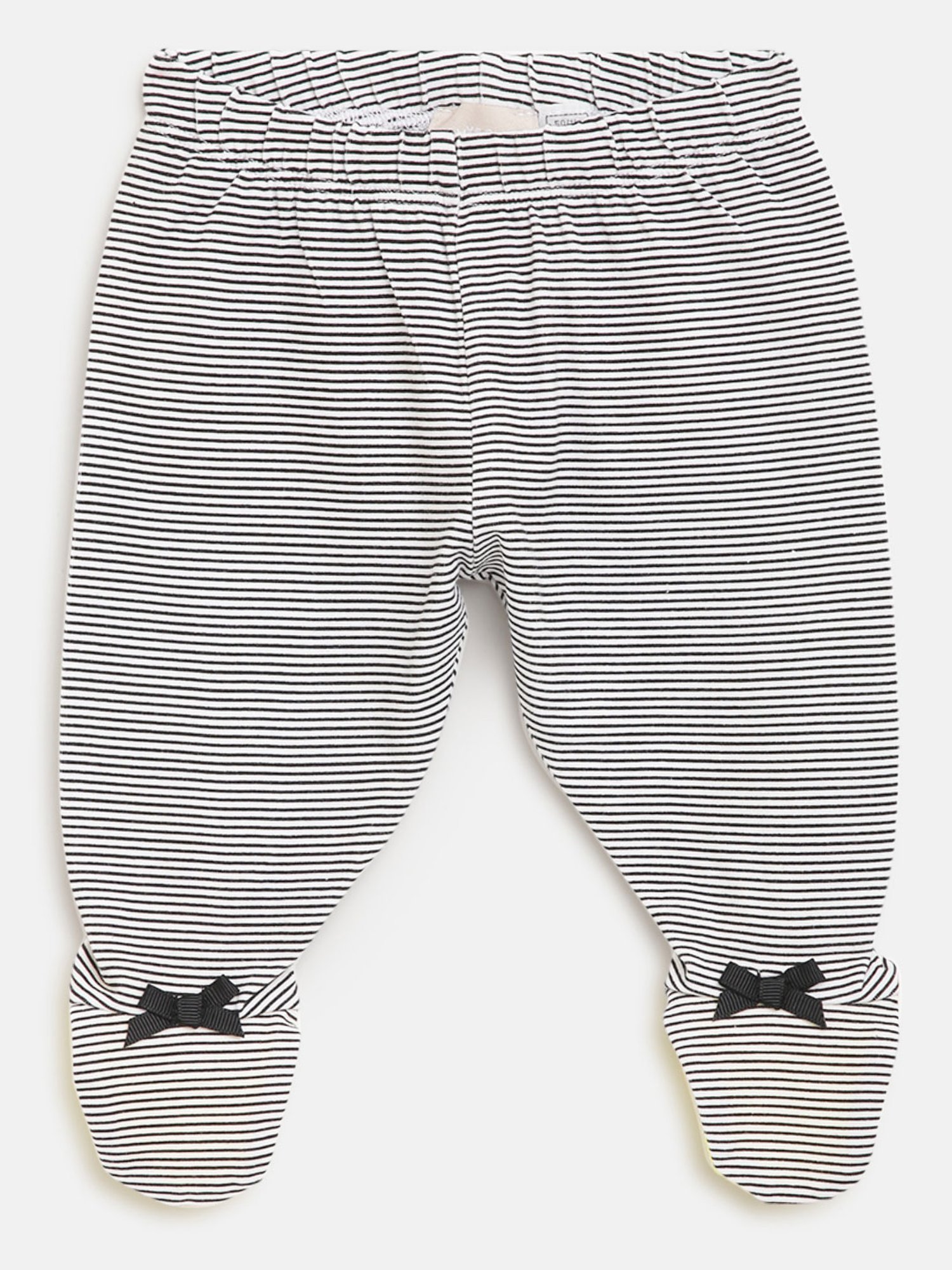 Chicco Kids White & Black Printed Top with Leggings