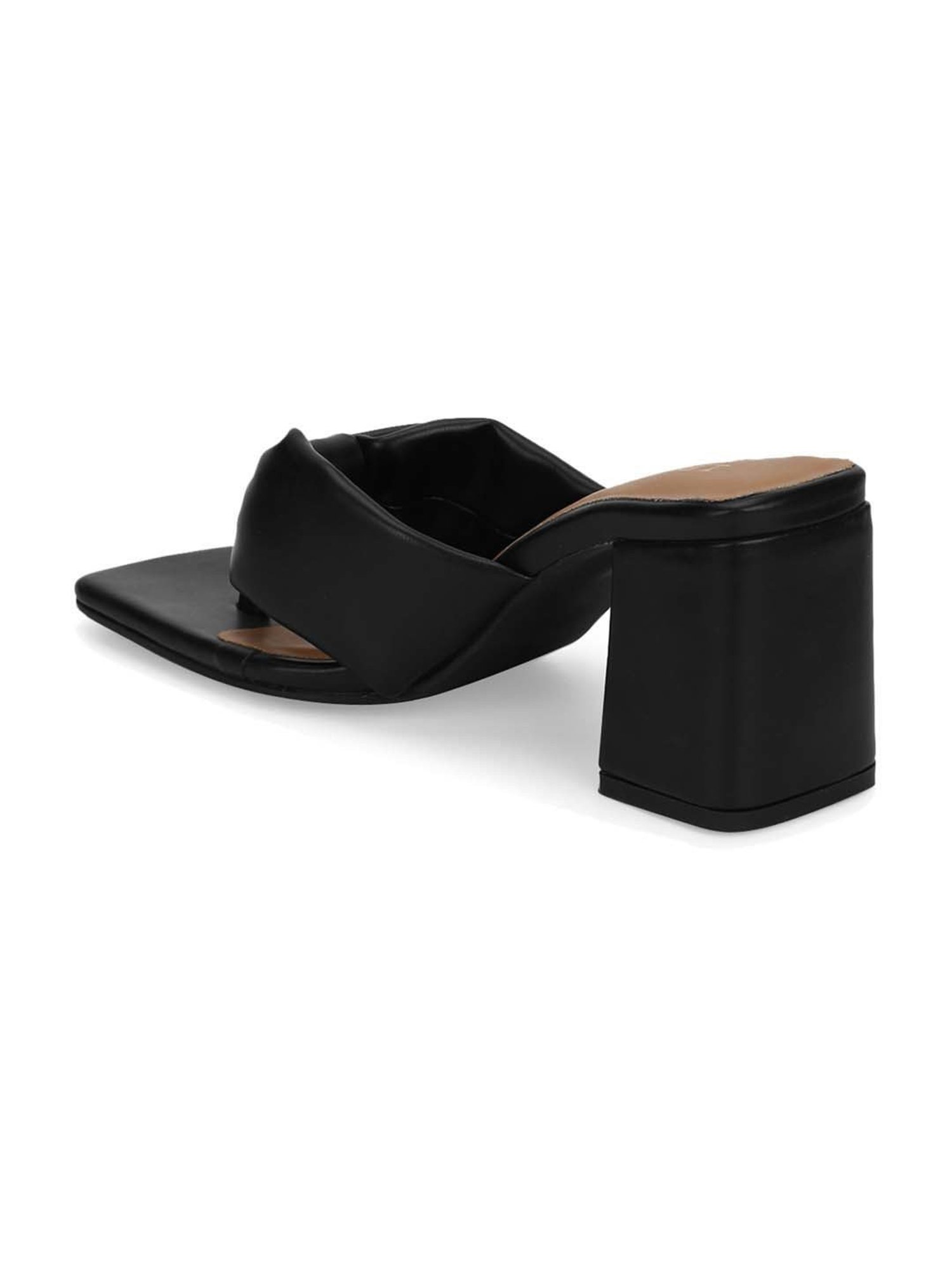 Truffle Collection Women's Black Thong Sandals
