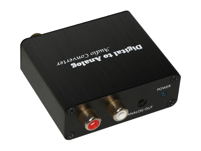 XtremPro 65002 Digital to Analog Audio Converter w/ USB Power Cable and AC Adaptor - Black