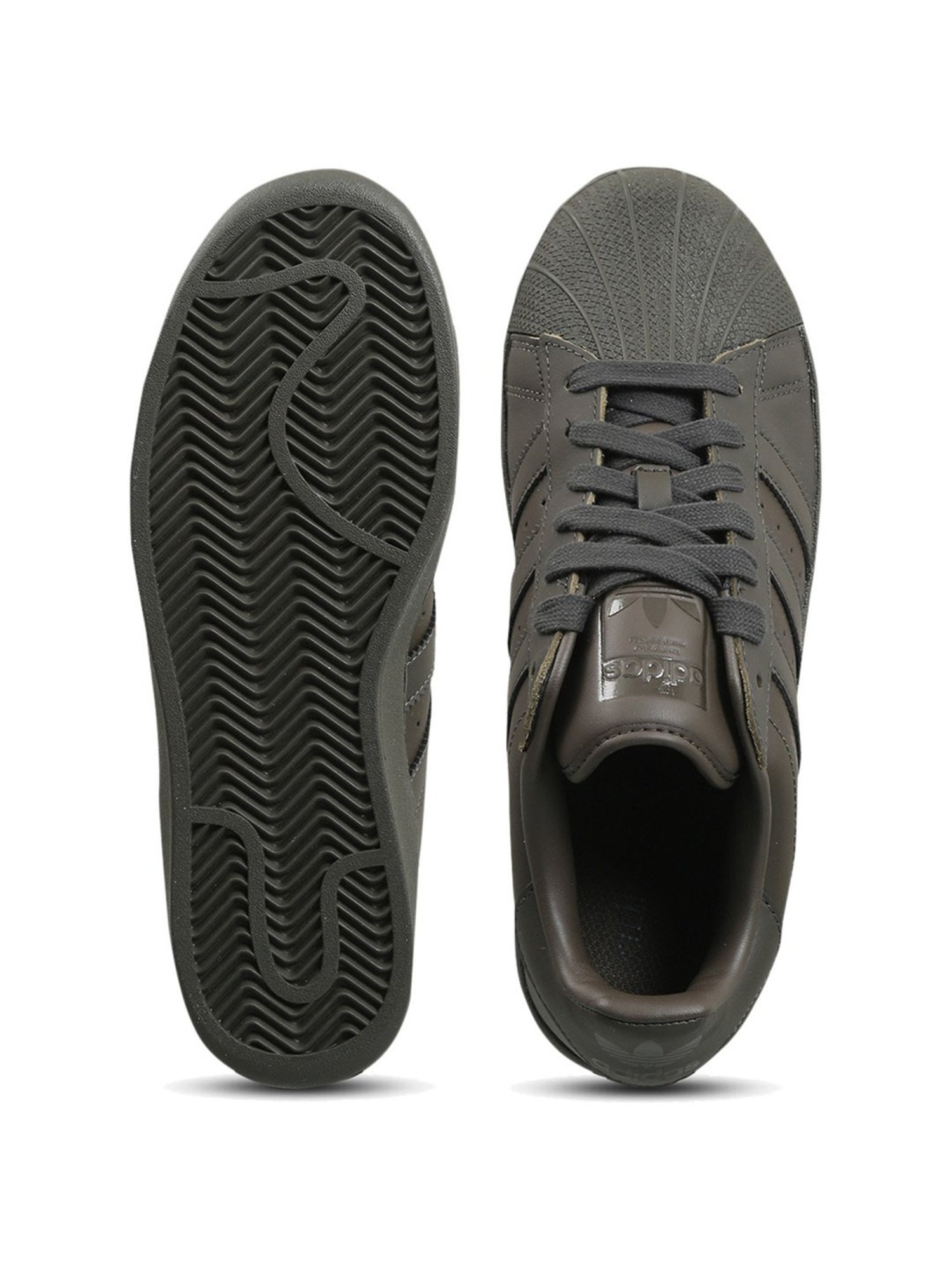 Adidas Originals Men's SUPERSTAR XLG Charcoal Grey Casual Sneakers