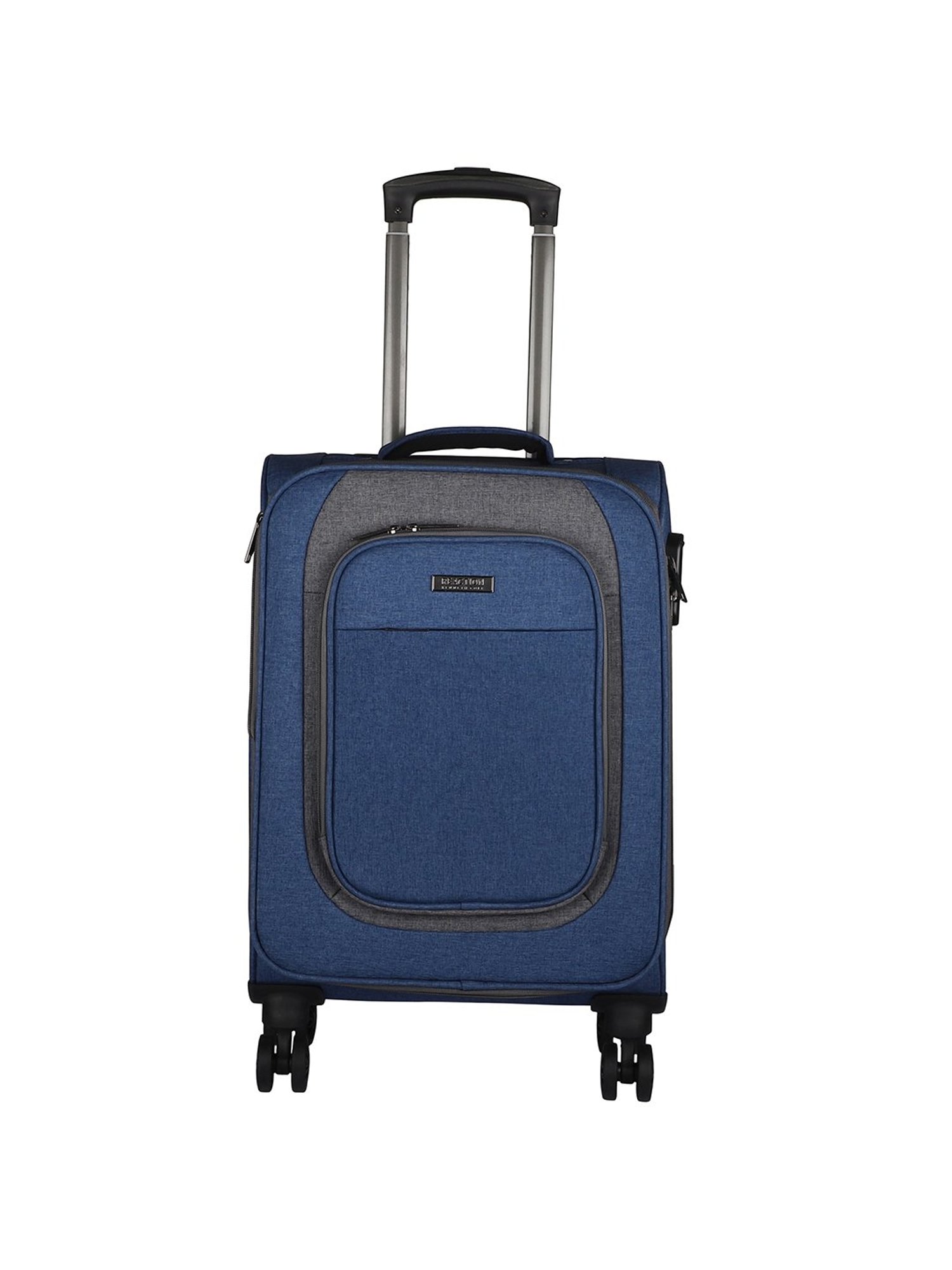 Reaction Kenneth Cole Blue 8 Wheel Large Soft Cabin Trolley - 48 cm