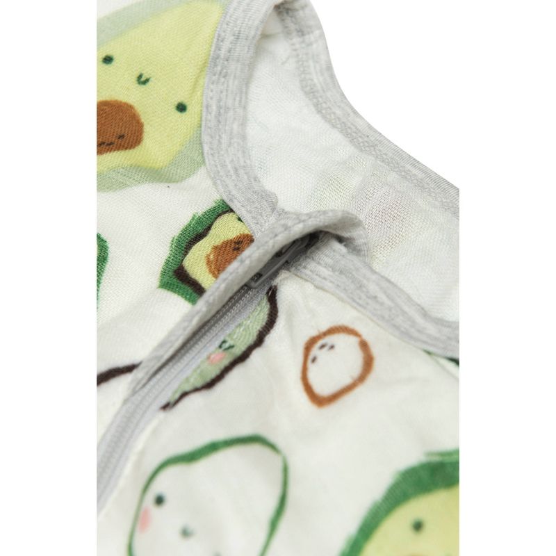 Loulou Lollipop Muslin Sleep Sack Wearable Blanket - Avocado 3-12 Months
