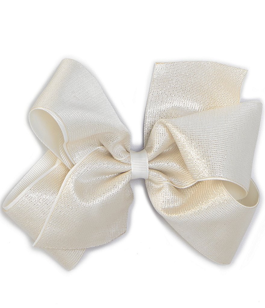 Copper Key Girls Iridescent Taffeta King Bow