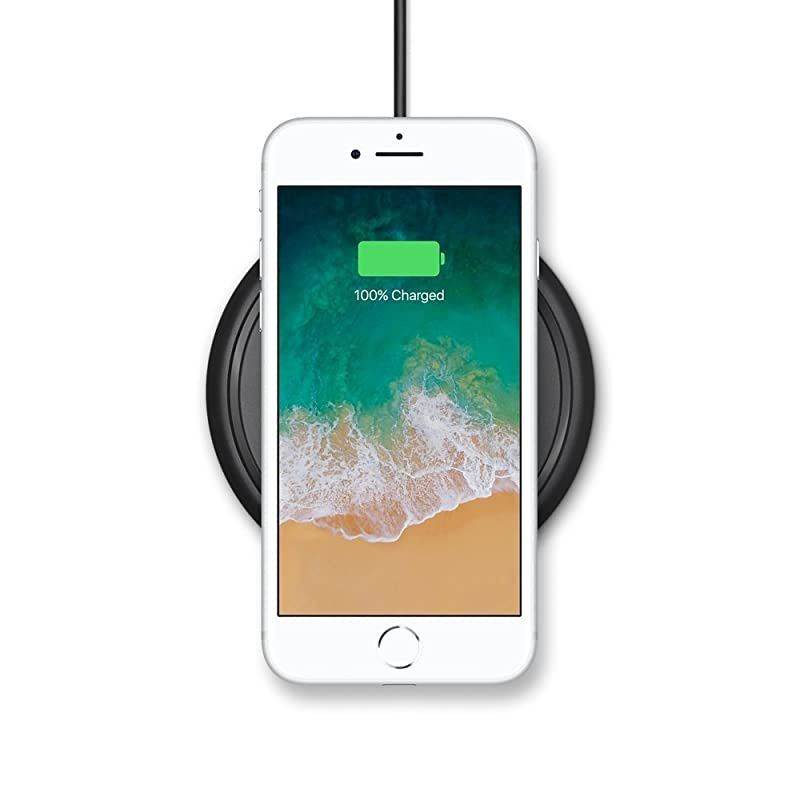 4116WRLSCHGPADACBLKNA Wireless Charge Pad Apple Optimized 75W Qi Wireless Technology for Apple iPhone 11 11 Pro 11 Pro Max XR XS Max X XS 8 and 8 Plus Black