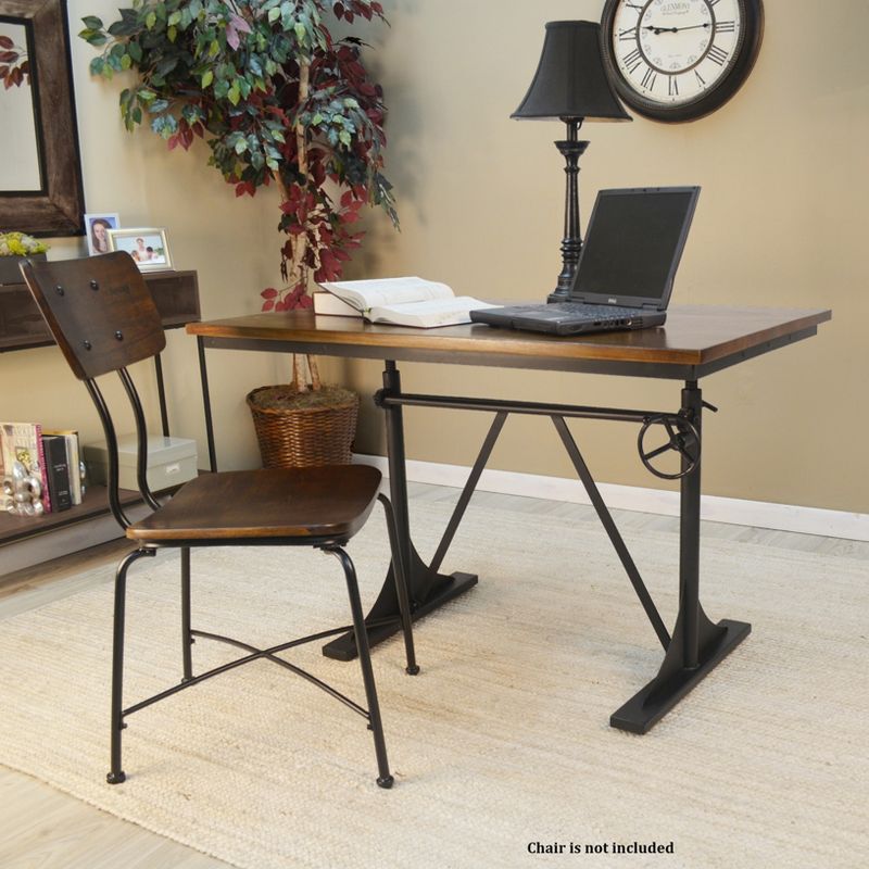 Miller Sit Or Stand Adjustable Desk Black - Carolina Chair & Table