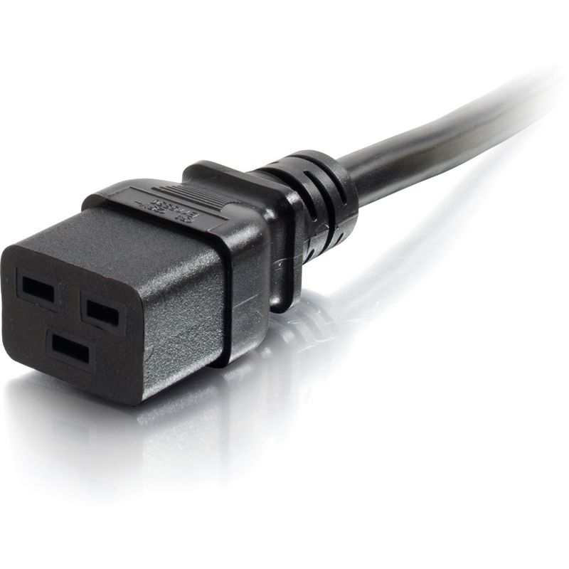 C2G 10ft 14AWG 125 Volt Power Cord (NEMA 5-15P to IEC320 C19) - For PDU, Server - 14 Gauge - 125 V AC - Black - 10 ft Cord Length