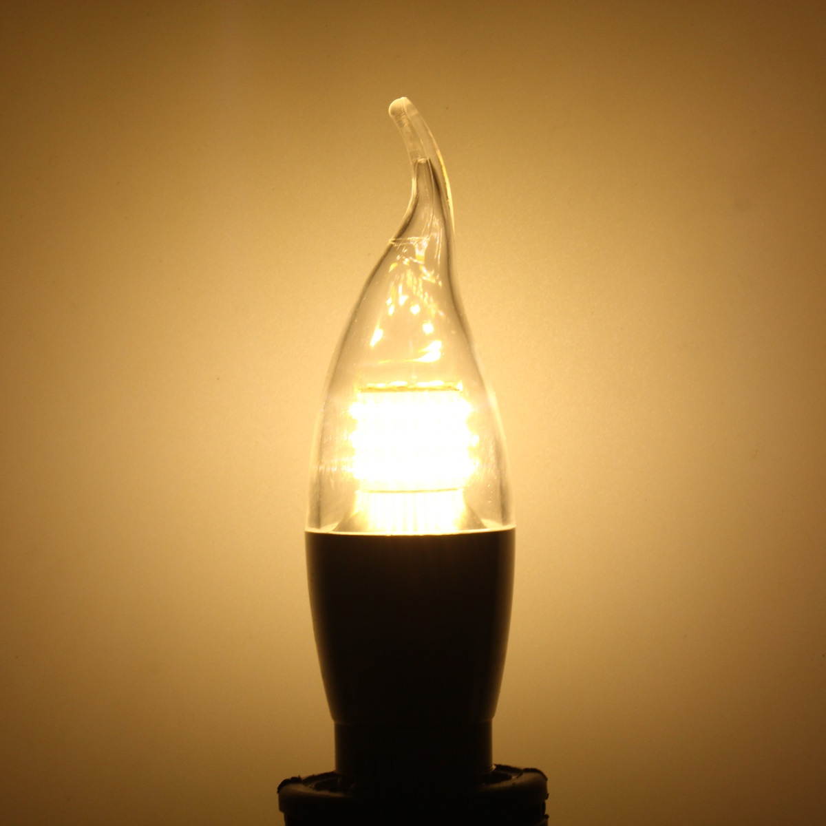 E14 E12 E27 7W 60 SMD 3014 LED White Warm White Glass Candle Lamp Bulb Non-Dimmable AC 85-265V Warm White/E12