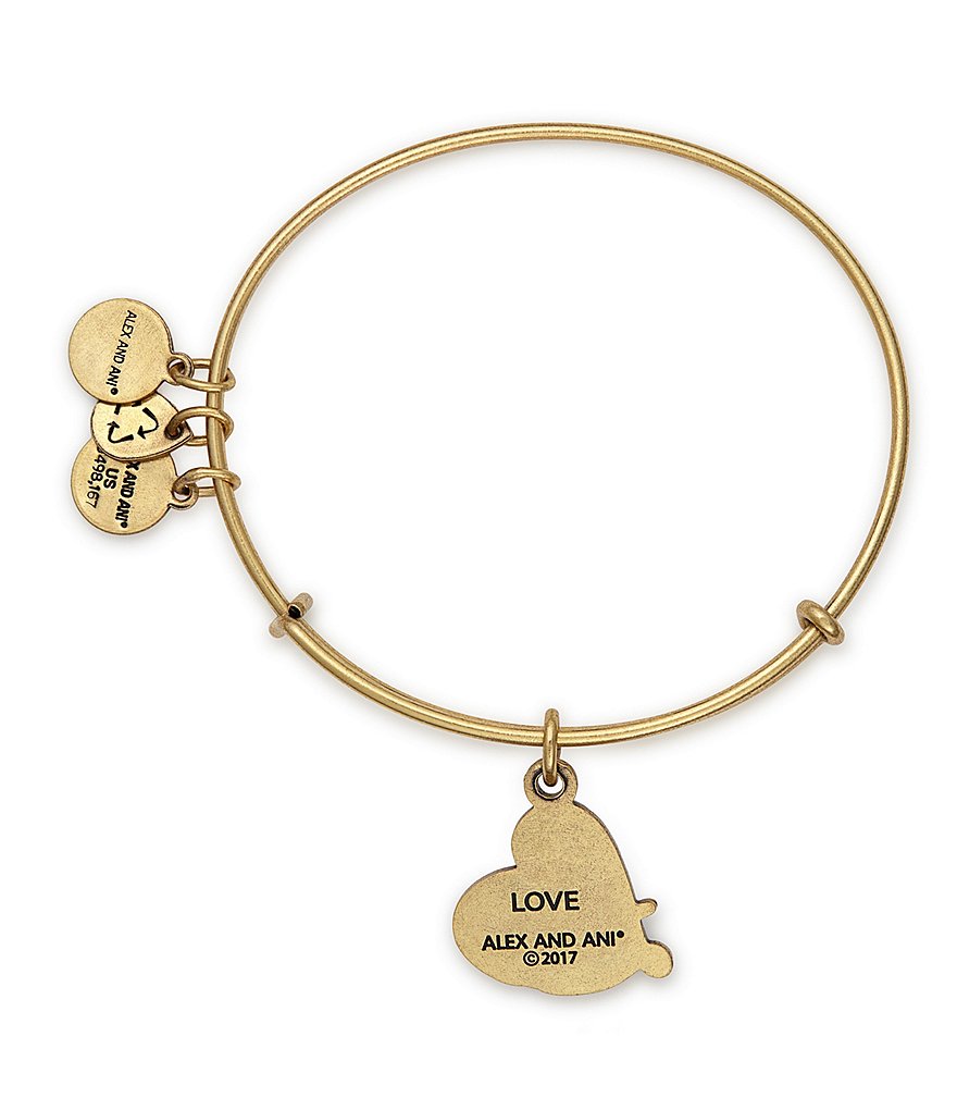 Alex and Ani Love Charm Bangle Bracelet