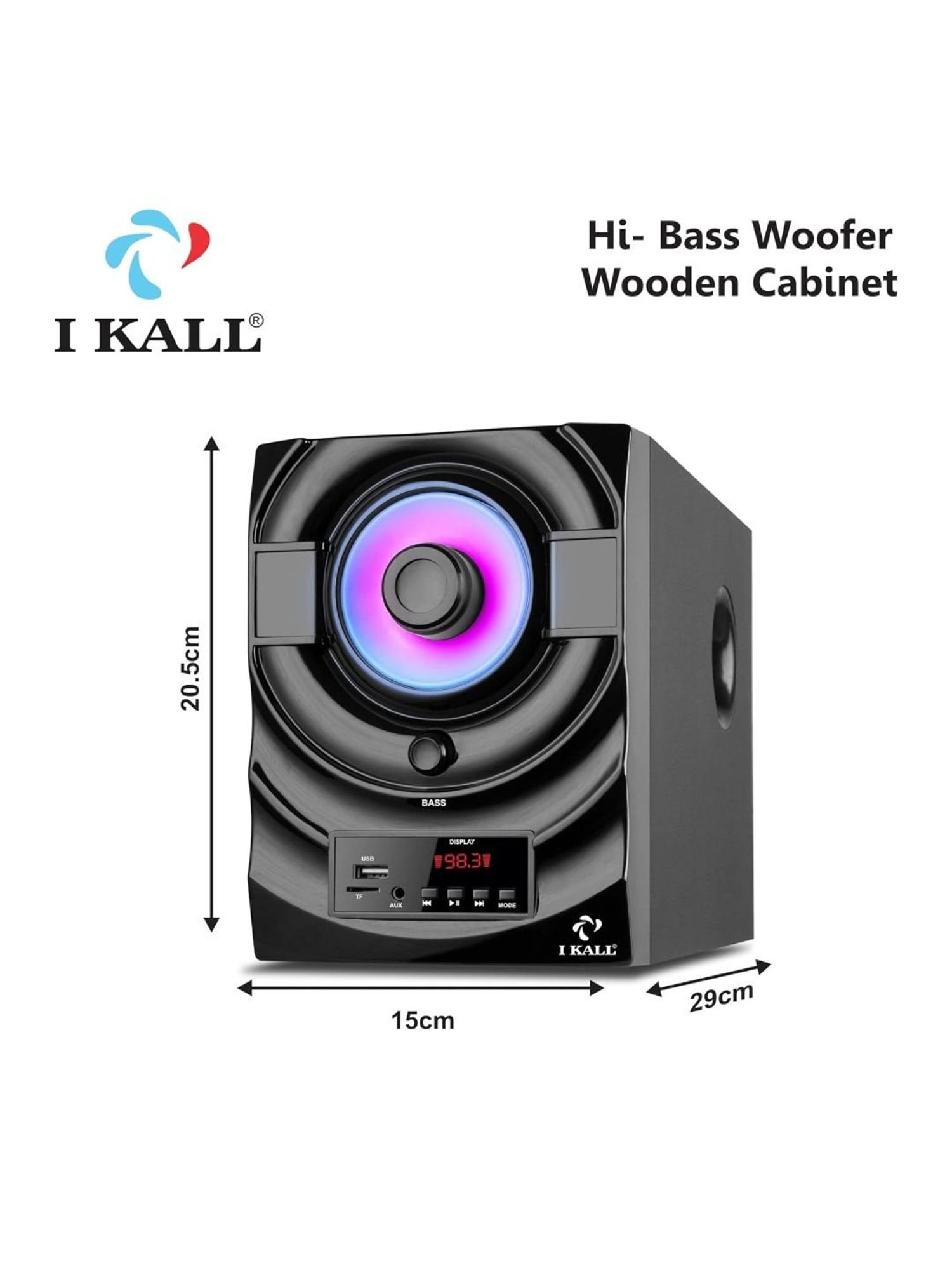 I Kall IK-444 5.1 Channel Home Theatre (Black)