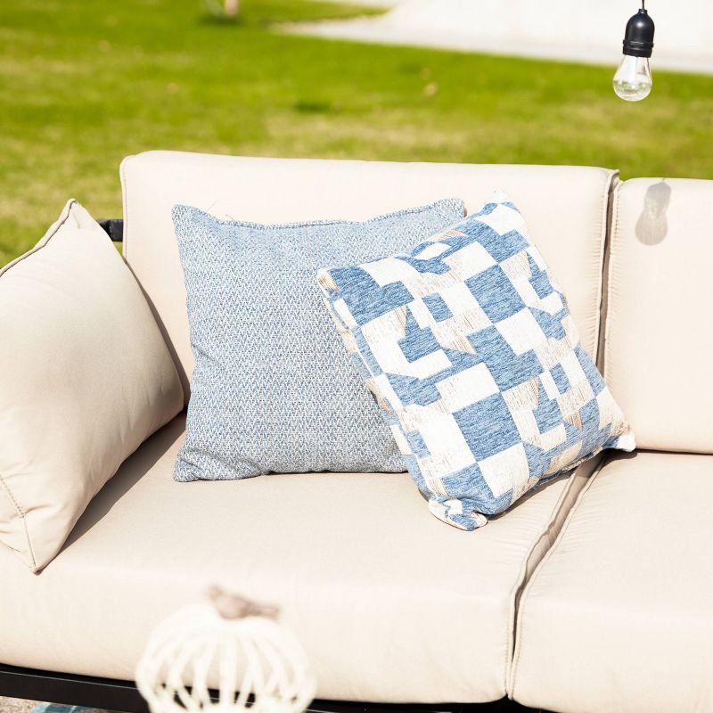 Corner Armless Patio Loveseat - Patio Festival
