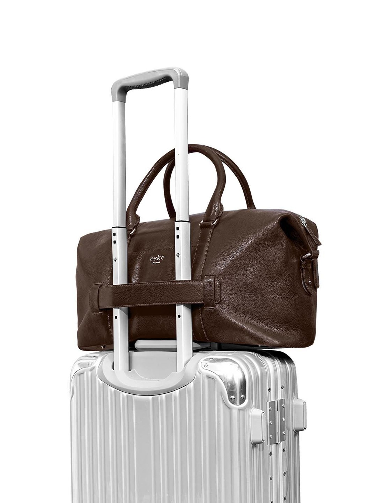 Eske Paris Brown Large Duffle Bag