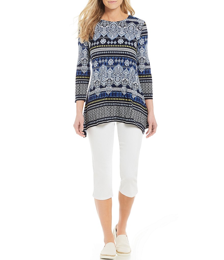 Ruby Rd. Pull-On Extra Stretch Denim Cropped Capri