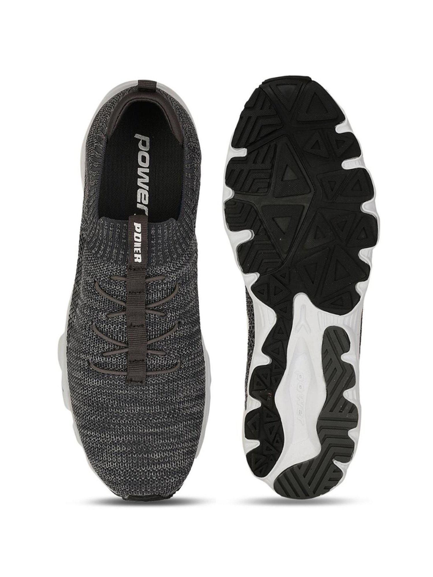 Power by Bata Men's Grey Running Shoes