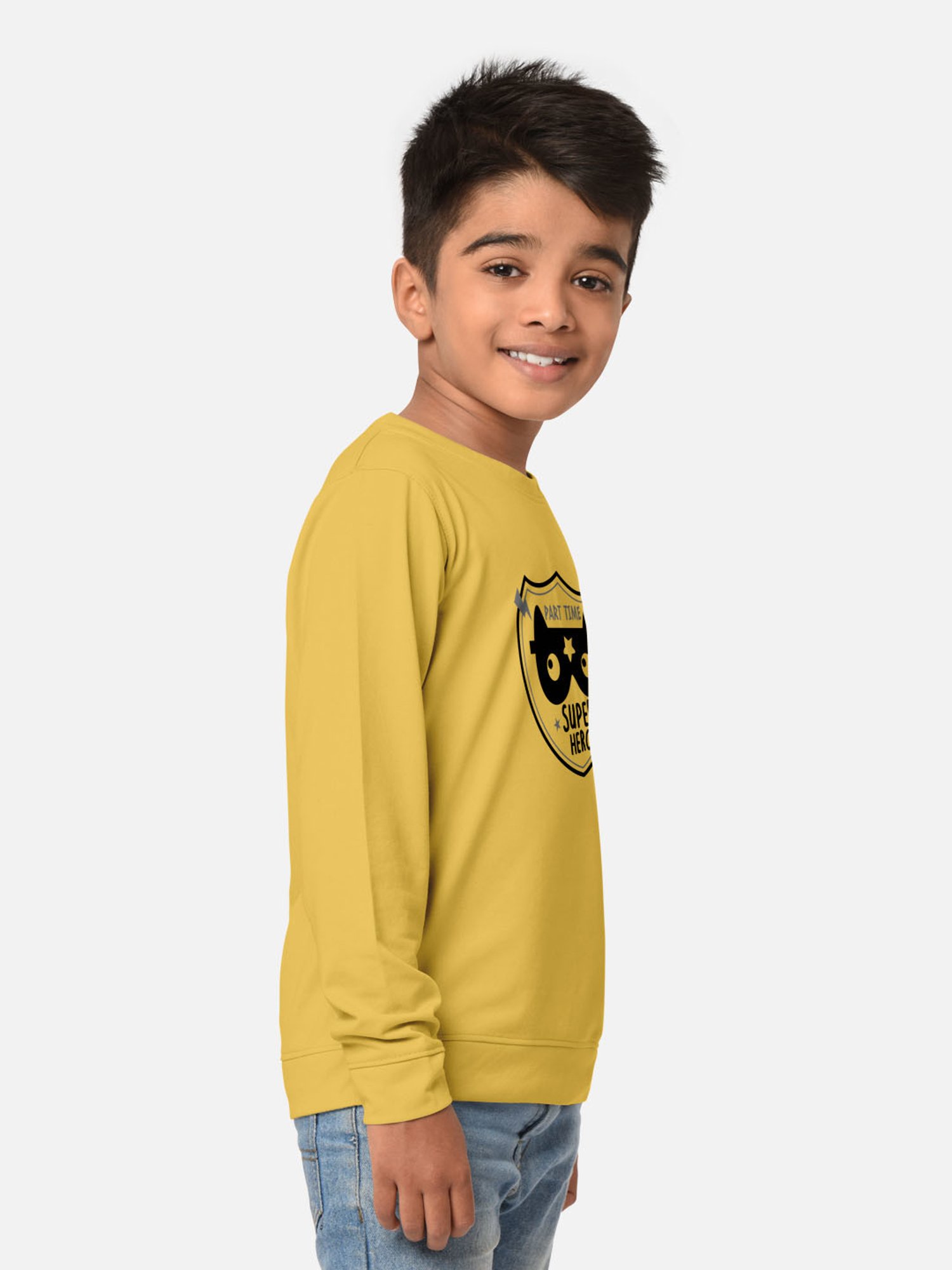 HELLCAT Turquoise & Yellow Printed Full Sleeves T-Shirt (Pack Of 2)